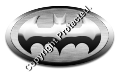 batman symbol metal