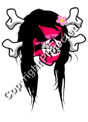 girl skull