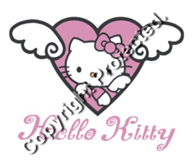 hello kitty heart wings
