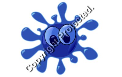 splash blue