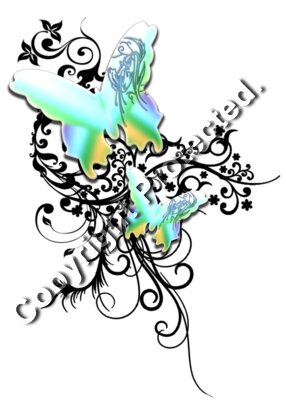 butterflyes blue