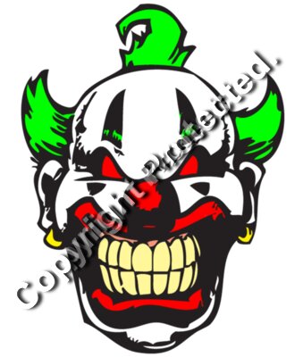 angry clown